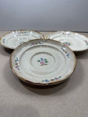 International Tableworks HEARTLAND 6 1/4" Saucer Plates Japan Stoneware X3